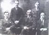 five of the six survivors of the Gresford disaster